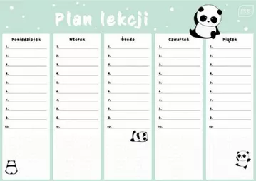 Plan Lekcji A4 Interdruk Girls