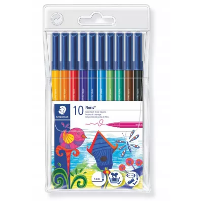 Flamastry Staedtler S 326, zestaw 10 kol.