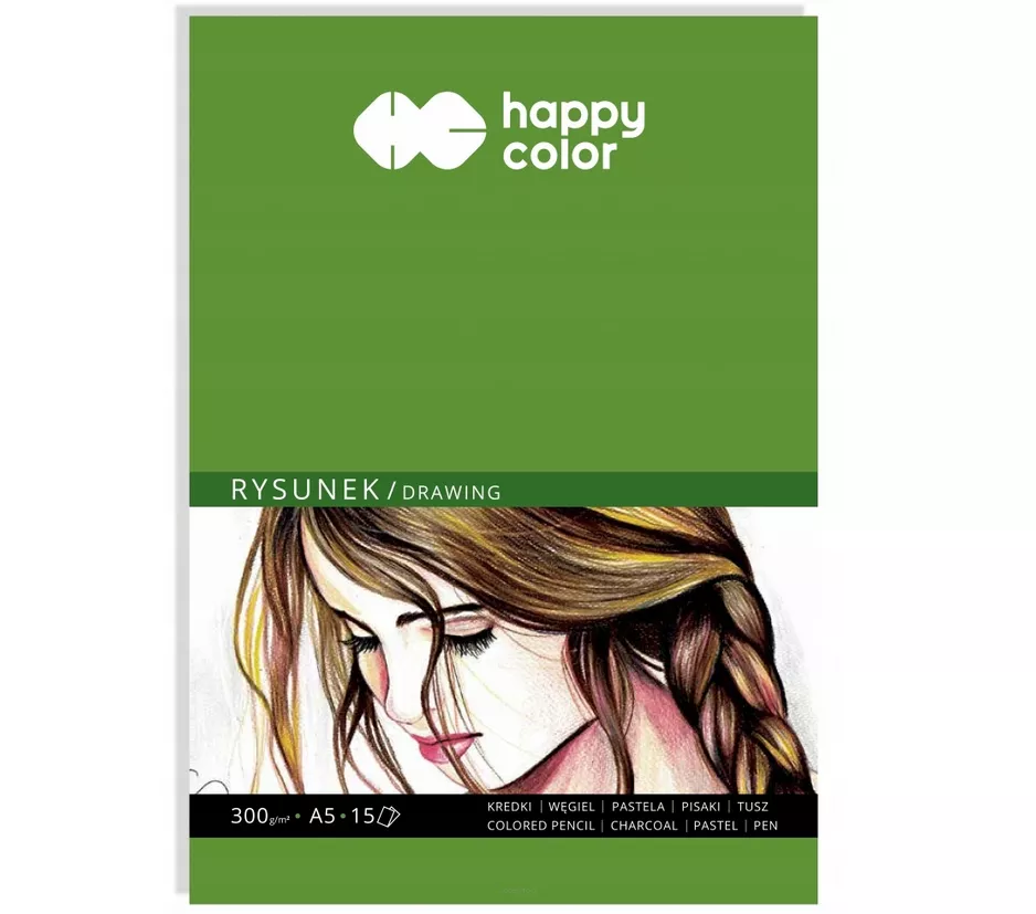 Blok do Rysunku A5 Happy Color 300g/m2