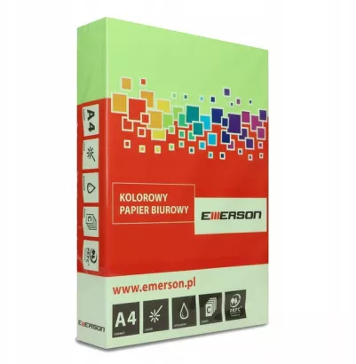 Papier ksero a4 160g 250k Zielony Emerson