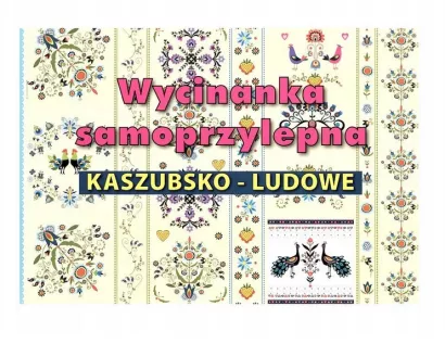 Wycinanka Samoprzylepna Kaszubsko - Ludowa A4 Cormoran