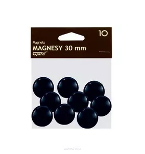 Magnesy 30mm Czarne 130-1694 10szt  Grand