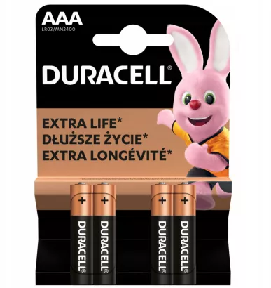 Bateria alkaliczna LR03 AAA Duracell