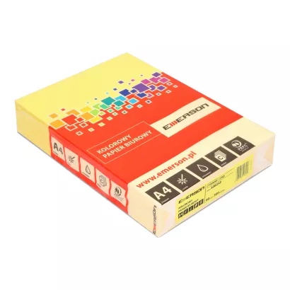 Papier Ksero A4 80g 500k Cytrynowy Emerson