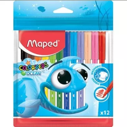 Flamastry Maped Colorpeps Ocean 12 kolorów