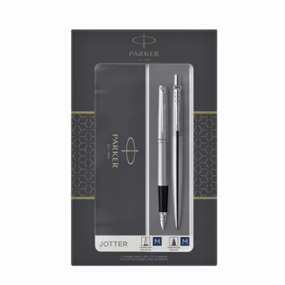 Parker Jotter Duo Pióro Wieczne + Długopis Kulkowy Zestaw Prezentowy