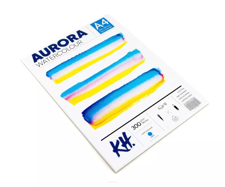 Blok do Akwareli Cold Aurora A4 300g/m2