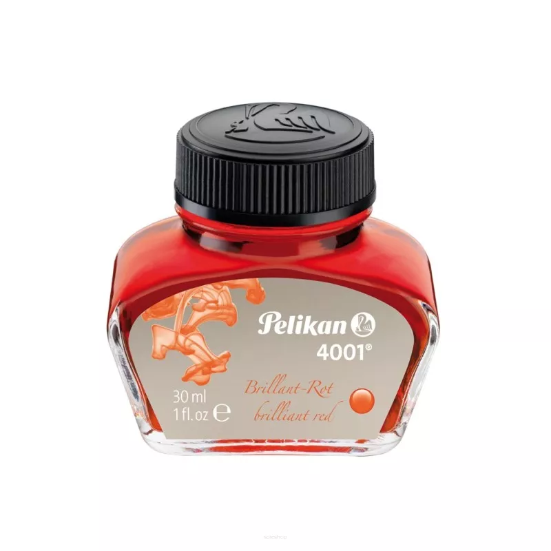 Atrament Pelikan 4001 Czerwony 30 ml