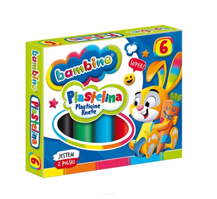 Plastelina Bambino 6 kolorów