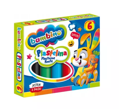 Plastelina Bambino 6 kolorów