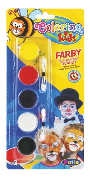 Farby do malowania twarzy Colorino 5 kolorów