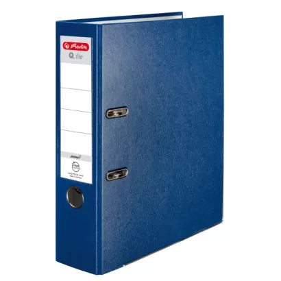 Segregator Herlitz Q.file 8 cm A4 Niebieski