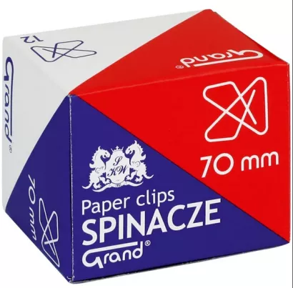 Spinacze Krzyżowe Grand 70mm 12szt.