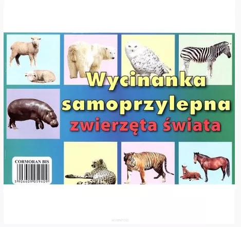 Wycinanka Samoprzylepna Zwierzęta Świata A4 Cormoran