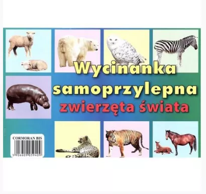 Wycinanka Samoprzylepna Zwierzęta Świata A4 Cormoran