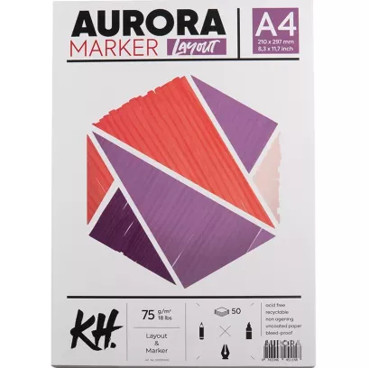 Blok do Markerów Aurora Marker Layout A4