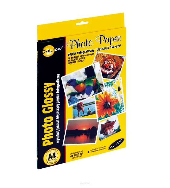 Papier Fotograficzny A4/130g/m2 Yellow One