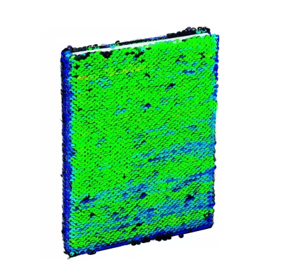 Notatnik Cekinowy Brulion A5 Czarno - Zielony
