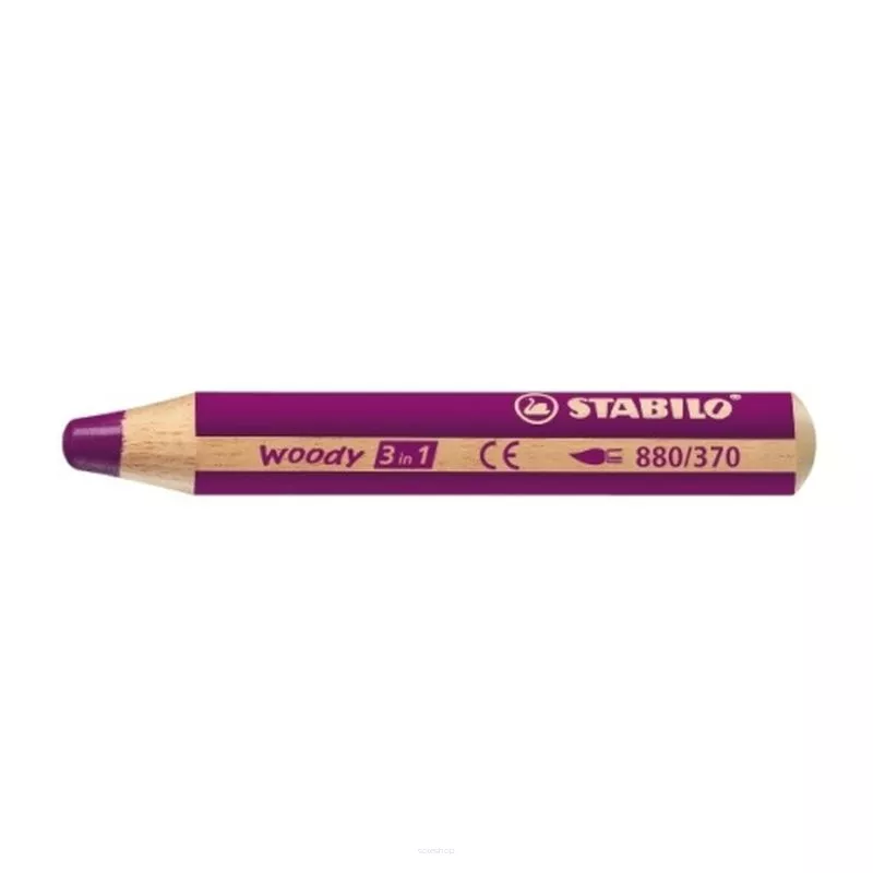 Kredka Stabilo woody 3 in 1 Lila