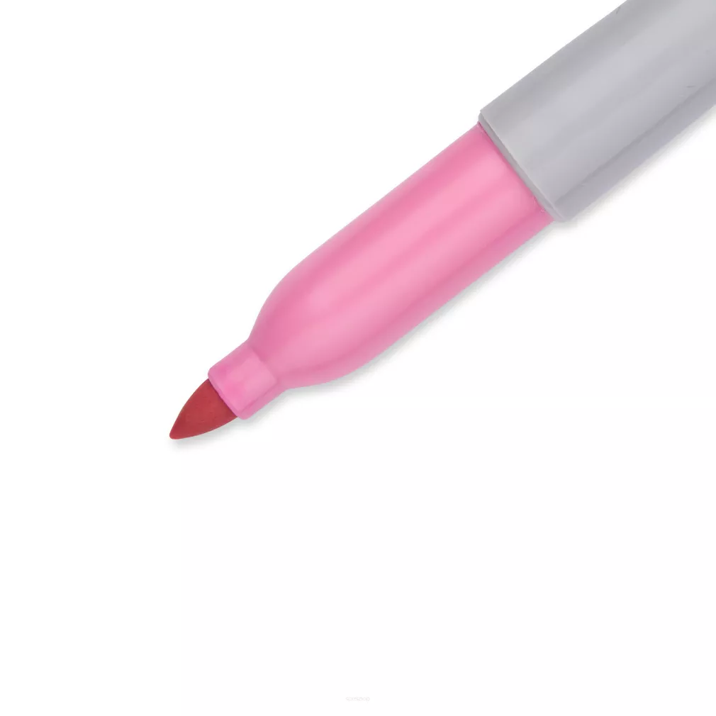 Marker Permanentny Sharpie Fine Pisak Szybkoschnący Pink  BiuroweKleks.pl