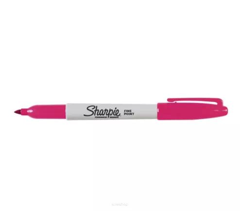 Marker Permanentny Sharpie Fine Pisak Szybkoschnący Magenta  BiuroweKleks.pl