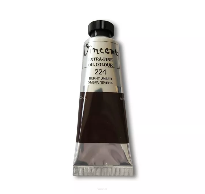 Farba Olejna Vincent 224 Burnt Umber 50ml.