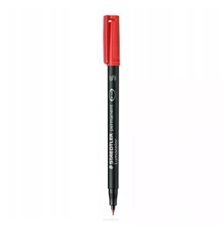 Foliopis Staedtler Lumocolor permanent S313, czerwony