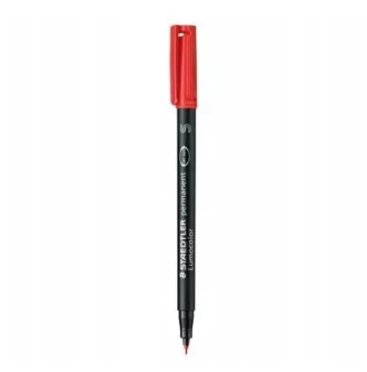 Foliopis Staedtler Lumocolor permanent S313, czerwony