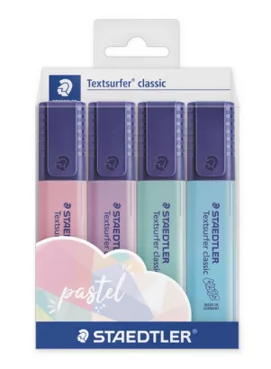 Zestaw Zakreślaczy Pastelowych Staedtler 4 Kolory