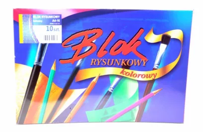 Blok rysunkowy A4 kolorowy