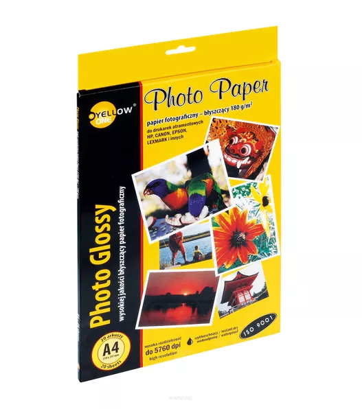 Papier Fotograficzny A4/180g/m2 Yellow One