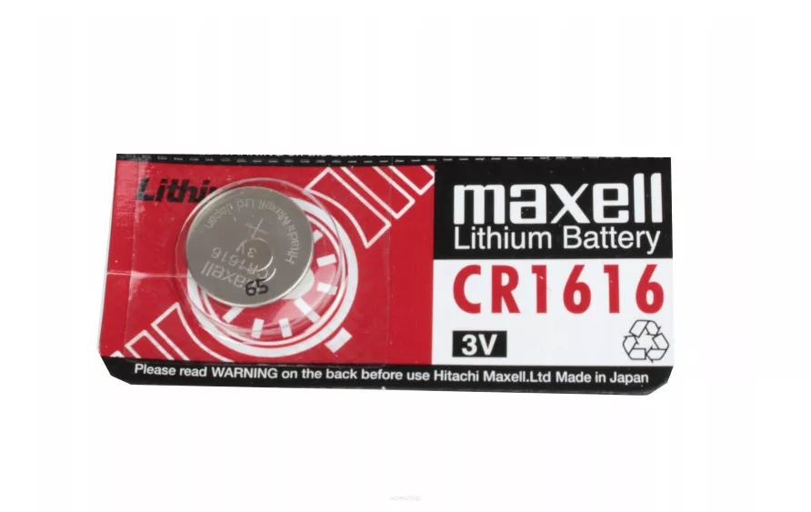 Bateria litowa CR1616 Maxell