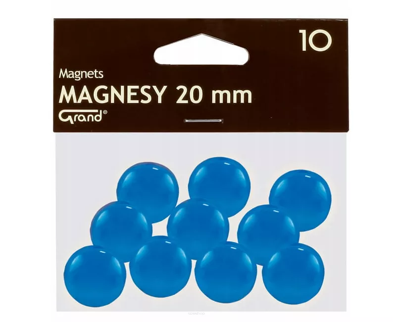 Magnesy 20mm Grand niebieski 10szt.